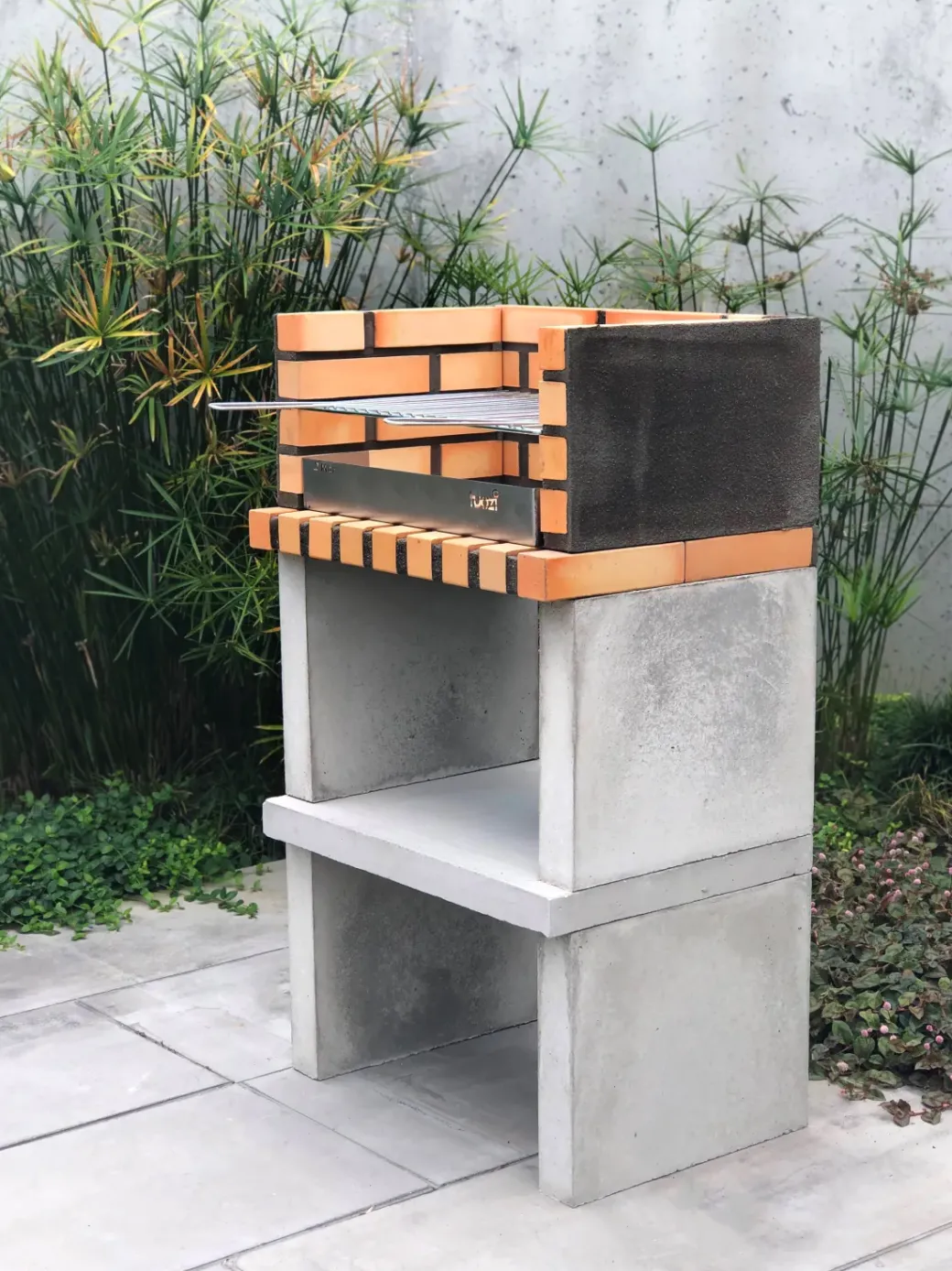 Brico Betonnen Barbecue-Tuozi Stenen Barbecue Zon Basic 62X45,5X107Cm