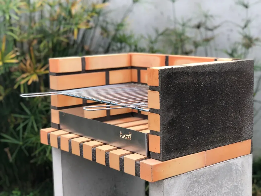 Brico Betonnen Barbecue-Tuozi Stenen Barbecue Zon Basic 62X45,5X107Cm
