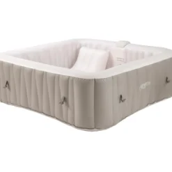 Brico Spa En Jacuzzi-Ubbink Opblaasbare Spa Infinite Spa Elite 2Prs 1800W Beige/Wit 198X198X65Cm