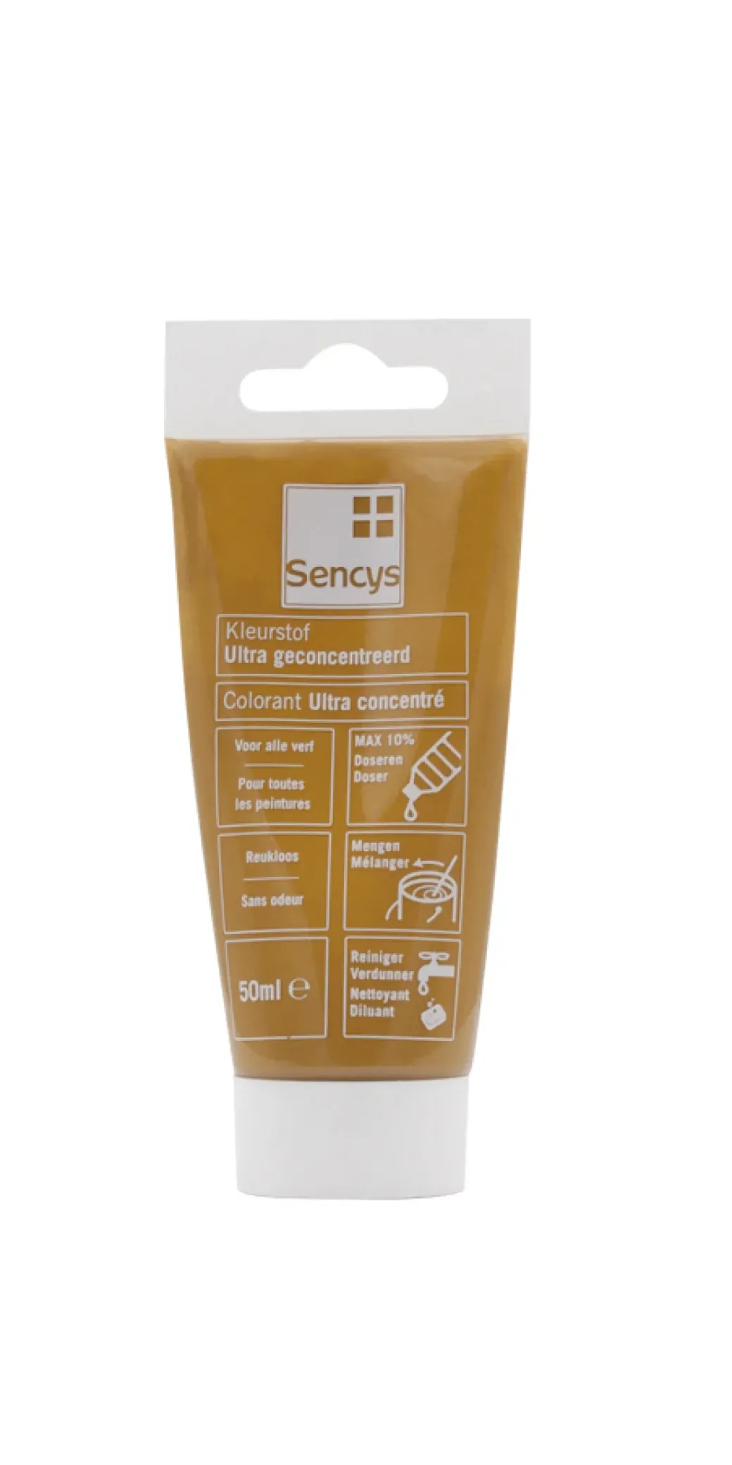 Brico Decoratieve Verf-Ultra Geconcentreerde Kleurstof Voor Verf Sencys Geel Oxide 50Ml