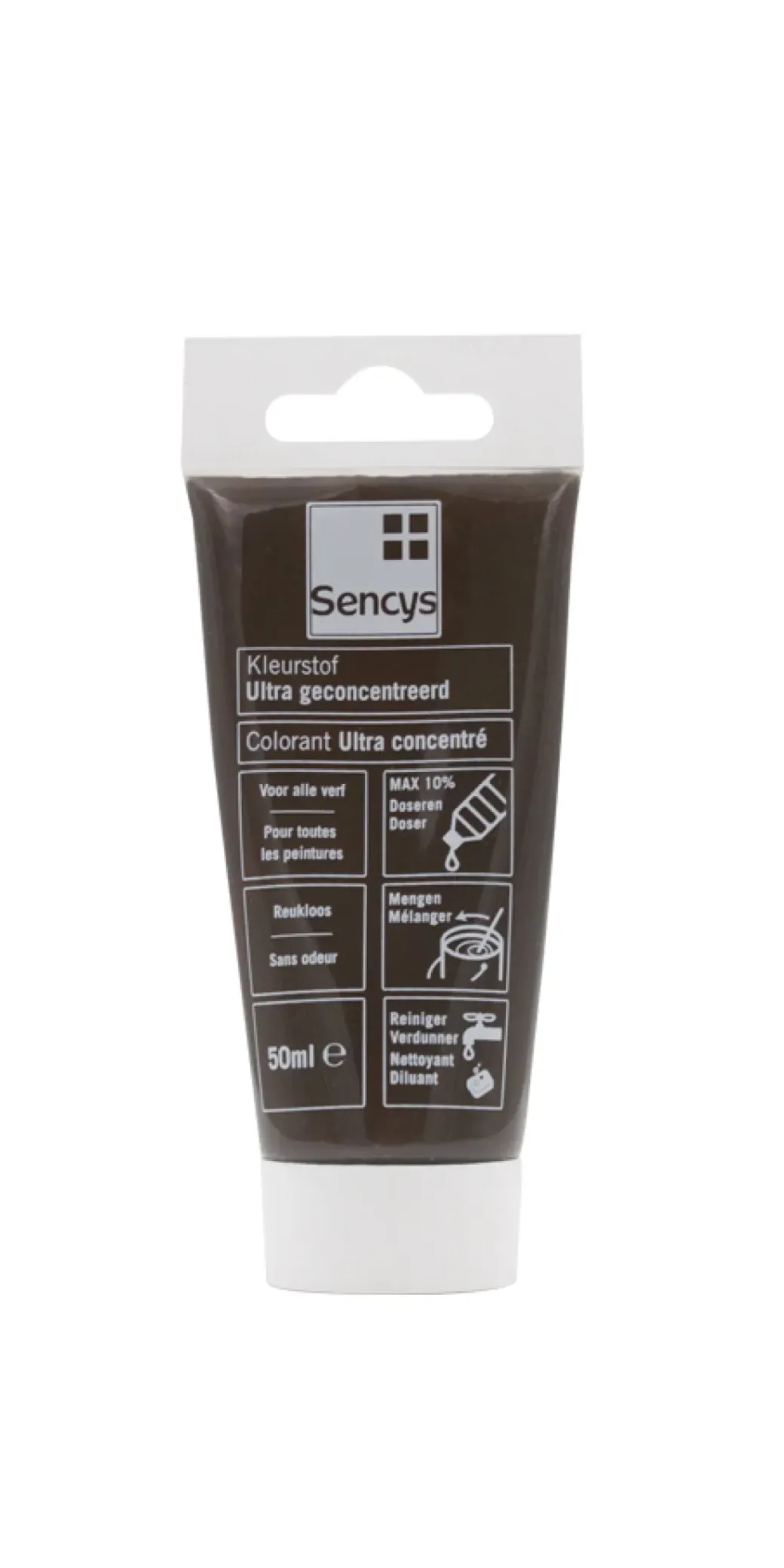Brico Decoratieve Verf-Ultra Geconcentreerde Kleurstof Voor Verf Sencys Chocolat 50Ml