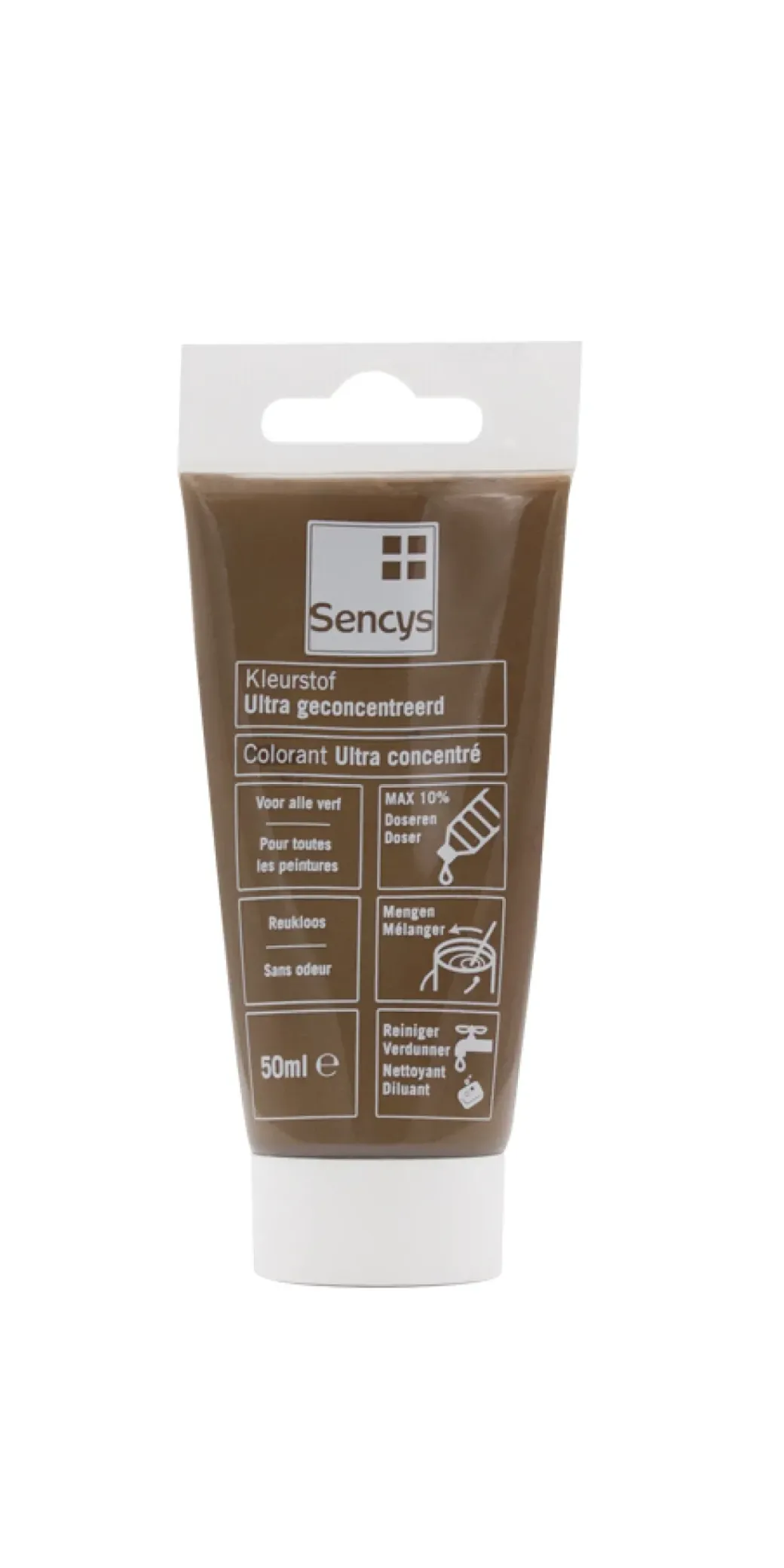 Brico Decoratieve Verf-Ultra Geconcentreerde Kleurstof Voor Verf Sencys Sienna 50Ml