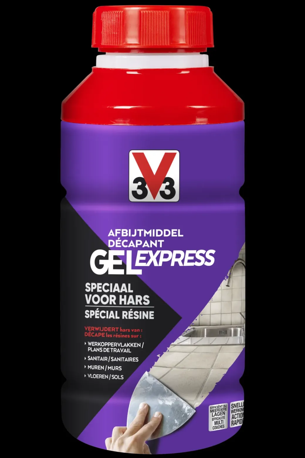 Brico Afbijtmiddelen-V33 Afbijtgel Speciaal Hars 500Ml