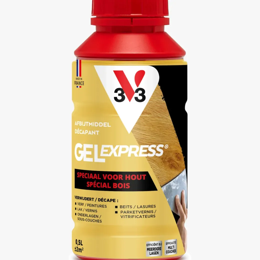 Brico Afbijtmiddelen-V33 Afbijtmiddel Speciaal Hout 500Ml