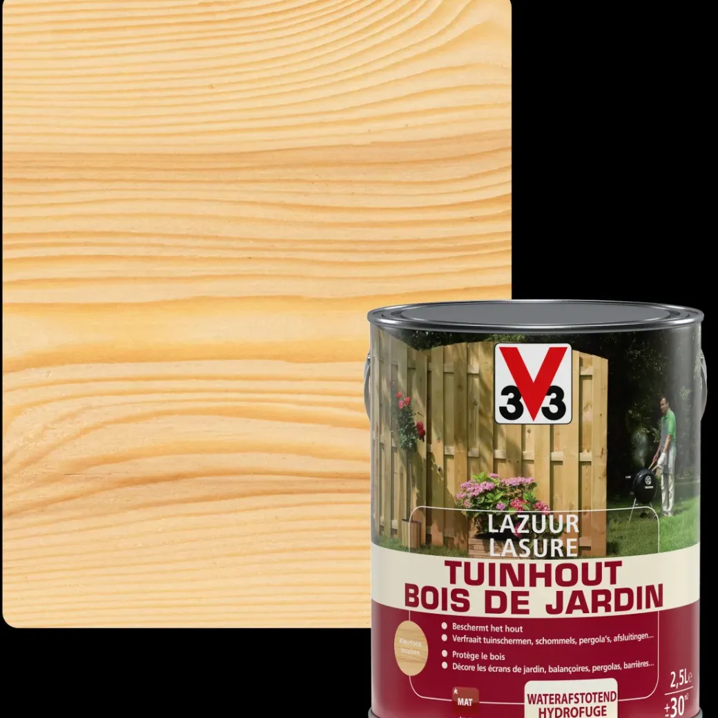 Brico Beits-V33 Houtbeits Tuinhout Transparant Mat 2,5L