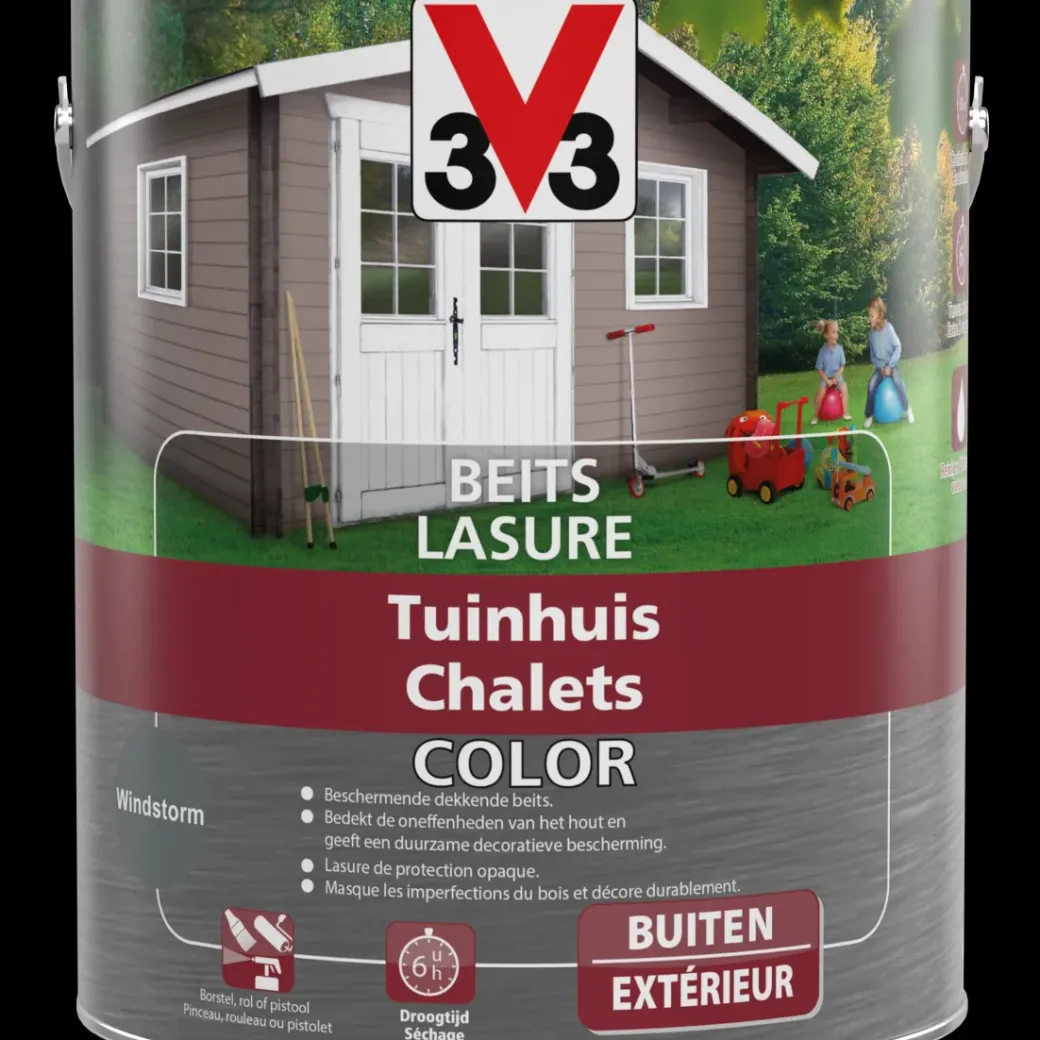 Brico Beits-V33 Houtbeits Tuinhuis Windstorm Zijdeglans 2,5L