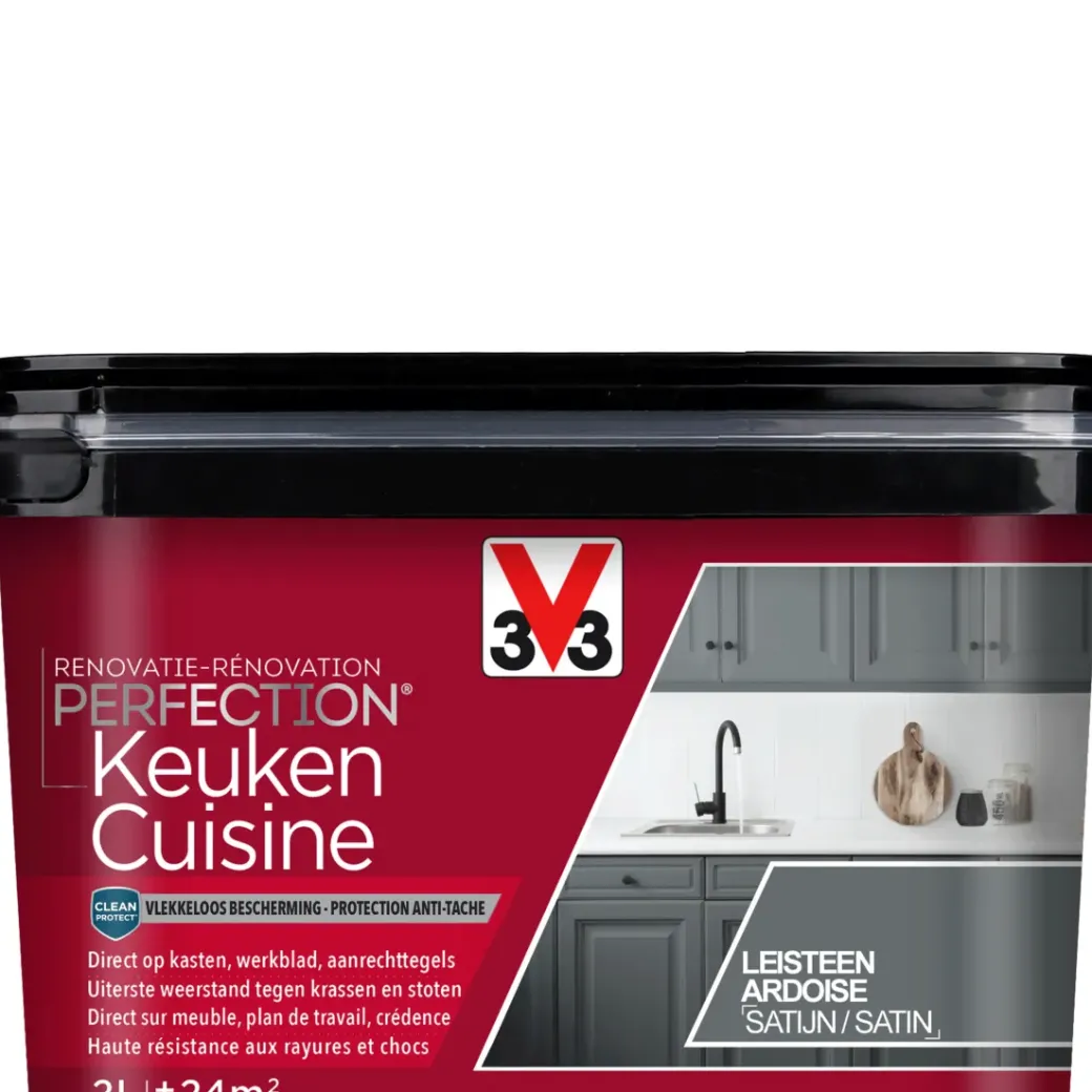Brico Decoratieve Verf-V33 Keukenverf Renovatie Perfection Leikleur Satijn 2L