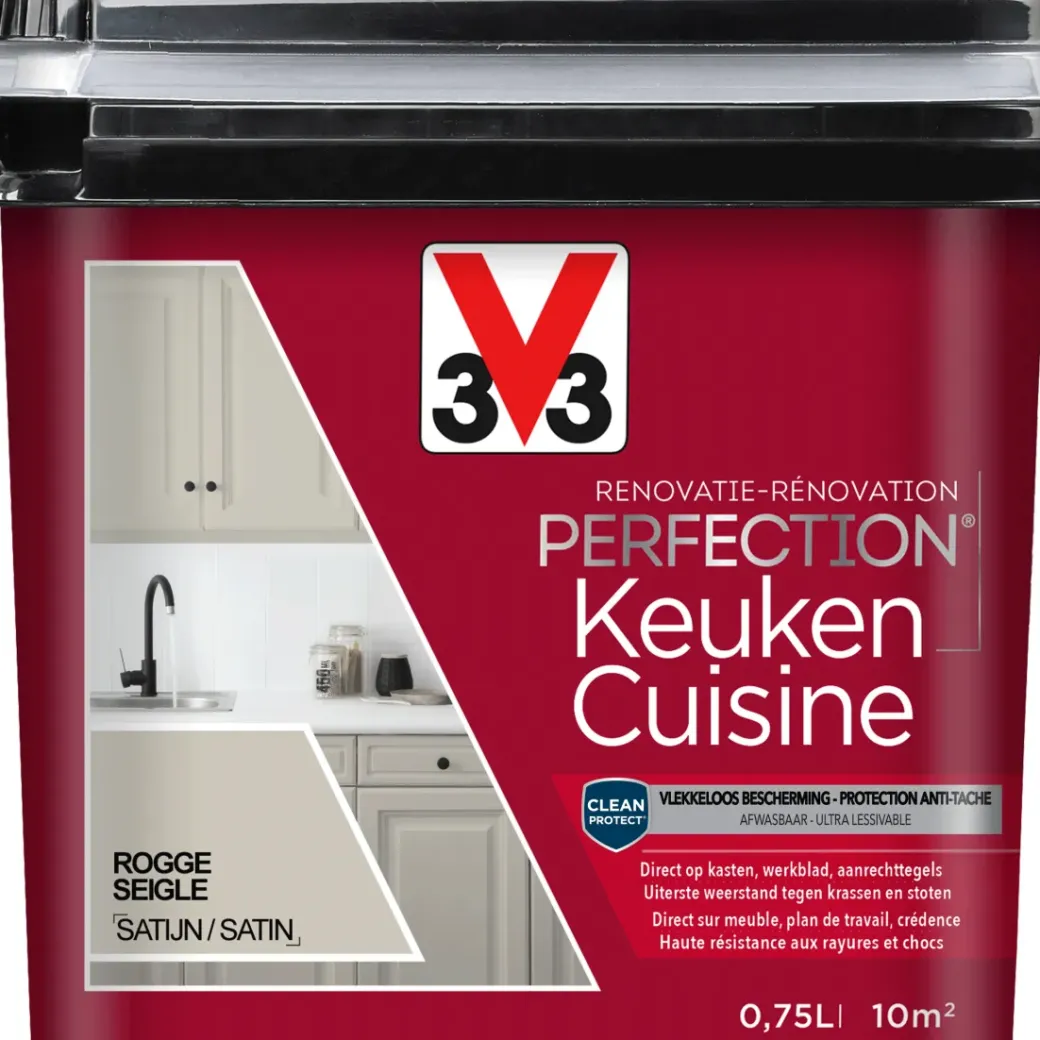 Brico Decoratieve Verf-V33 Keukenverf Renovation Perfection Rogge Zijdeglans 750Ml