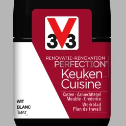 Brico Decoratieve Verf-V33 Keukenverf Renovation Perfection Wit Mat 75Ml