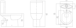 Van Marcke Duoblok Toilet Cobro I Pk Aansluiting I Soft-Close Toiletzitting Wit|Brico Best