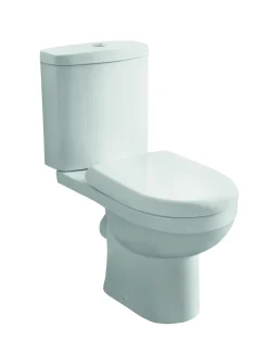 Van Marcke Duoblok Toilet Cobro I Pk Aansluiting I Soft-Close Toiletzitting Wit|Brico Best