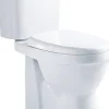 Van Marcke Duoblok Toilet X-Joy I Ao Aansluiting I Verhoogd I Quick Release & Soft-Close Toiletzitting I Randloos Toiletpot Wit|Brico