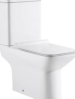 Van Marcke Duoblok Toilet Ike I Pk Aanluiting I Geberit Spoeltechniek I Quick Release & Soft-Close Toiletzitting Wit|Brico Outlet