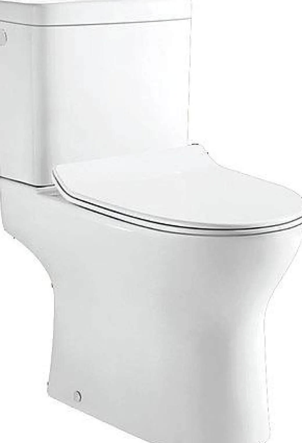 Van Marcke Duoblok Toilet Gustav I Pk Aanlsluiting I Quick Release & Soft-Close Toiletzitting I Randloos Toiletpot Wit|Brico Hot