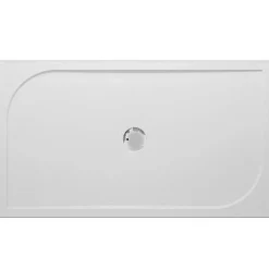 Van Marcke Go Douchebak Argon Rechthoek Polybeton Wit 140X80X3Cm|Brico