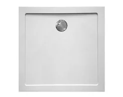 Van Marcke Go Douchebak Helion Vierkant Composiet Wit 80X80X3,5Cm|Brico
