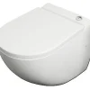 Van Marcke Go Wandcloset Met Vermaler +Dubbele Spoeling 2/4L +Toiletzitting Wit|Brico New