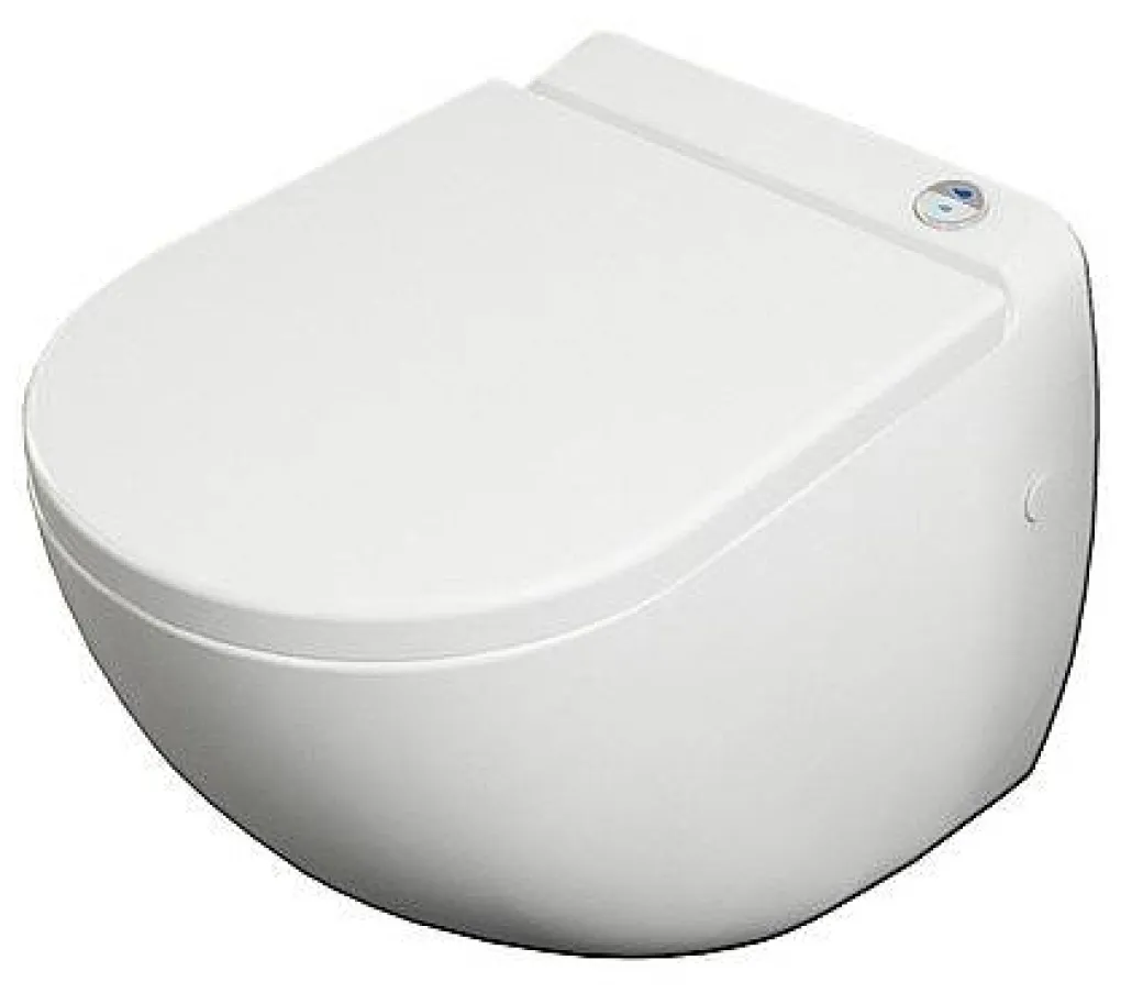 Van Marcke Go Wandcloset Met Vermaler +Dubbele Spoeling 2/4L +Toiletzitting Wit|Brico New