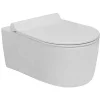 Van Marcke Hangtoilet Fleet Wit | Soft-Close & Quick Release Toiletzitting|Brico Sale