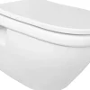 Van Marcke Hangtoilet Flora Wit | Soft-Close & Quick Release Toiletzitting | Randloos Toiletpot|Brico Best