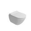 Van Marcke Hangtoilet Perl Wit | Soft-Close & Quick Release Toiletzitting | Randloos Toiletpot|Brico New
