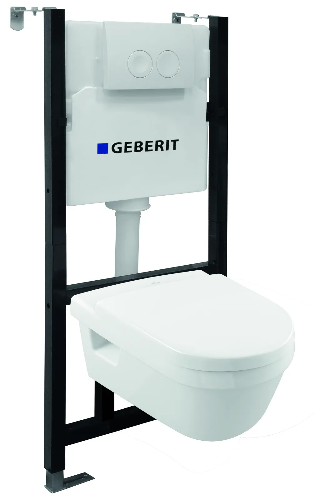 Van Marcke Inbouwreservoir Set | Geberit Spoeltechniek I Soft-Close Toiletzitting | Randloos Toiletpot|Brico