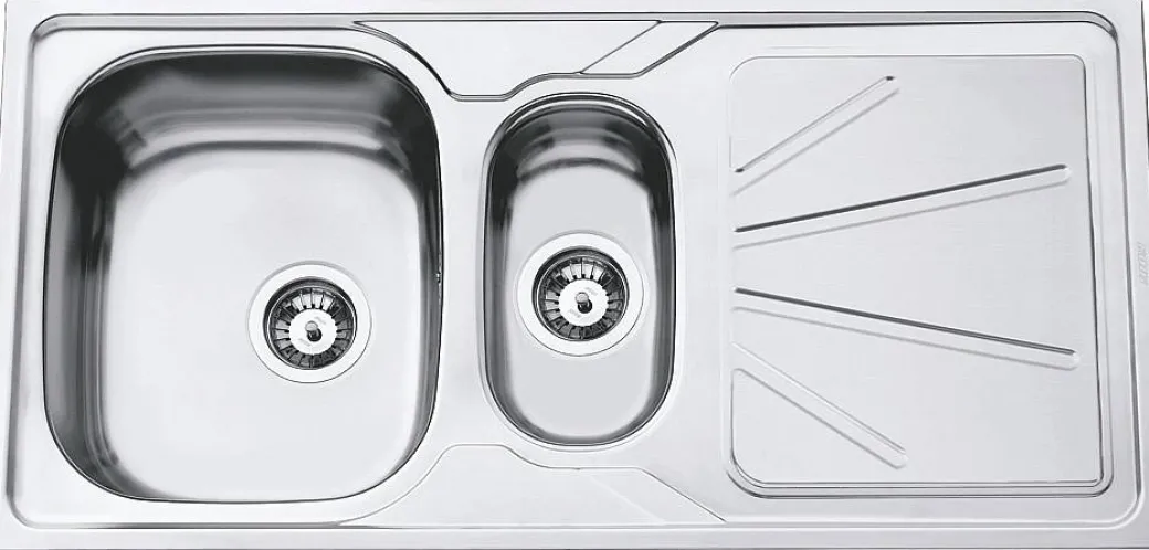 Van Marcke Inbouwspoelbak Go Legato 1 Bak Rvs 100X50Cm|Brico Discount