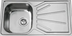 Van Marcke Inbouwspoelbak Go Legato 1 Bak Rvs 86X50Cm|Brico Hot