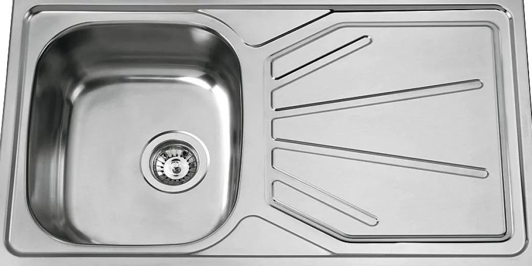 Van Marcke Inbouwspoelbak Go Legato 1 Bak Rvs 86X50Cm|Brico Hot