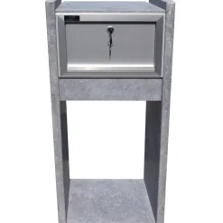 Brico Brievenbussen-Vasp Brievenbus Everest Woodlook Belgische Blauwe Hardsteen