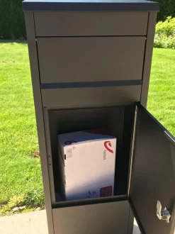 Brico Brievenbussen-Vasp Parcelbox Munchen Zwart