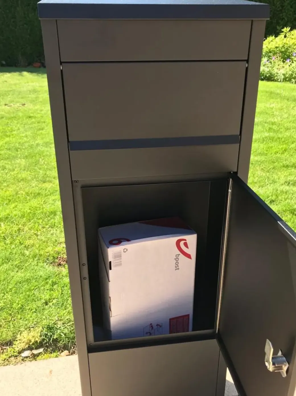 Brico Brievenbussen-Vasp Parcelbox Munchen Zwart