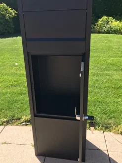 Brico Brievenbussen-Vasp Parcelbox Munchen Zwart