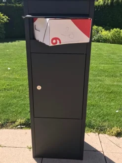 Brico Brievenbussen-Vasp Parcelbox Munchen Zwart