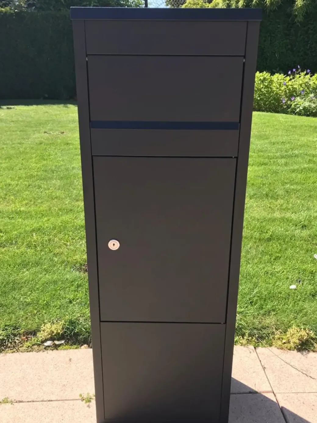 Brico Brievenbussen-Vasp Parcelbox Munchen Zwart