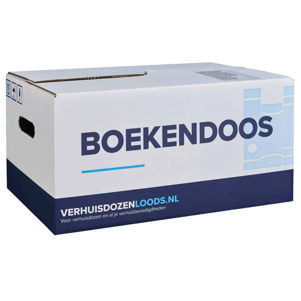 Verhuisservice+ Boekendozen - Zelfsluitend – Extra Sterk - 37L - 10 Stuks|Brico Best