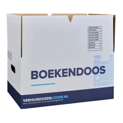 Verhuisservice+ Boekendozen - Zelfsluitend – Extra Sterk - 37L - 10 Stuks|Brico Best