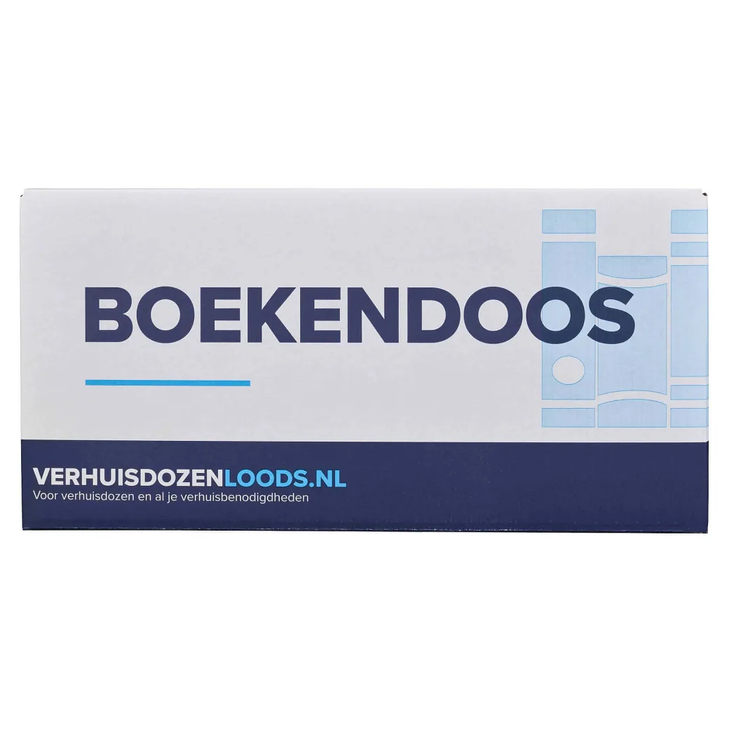 Verhuisservice+ Boekendozen - Zelfsluitend – Extra Sterk - 37L - 10 Stuks|Brico Best