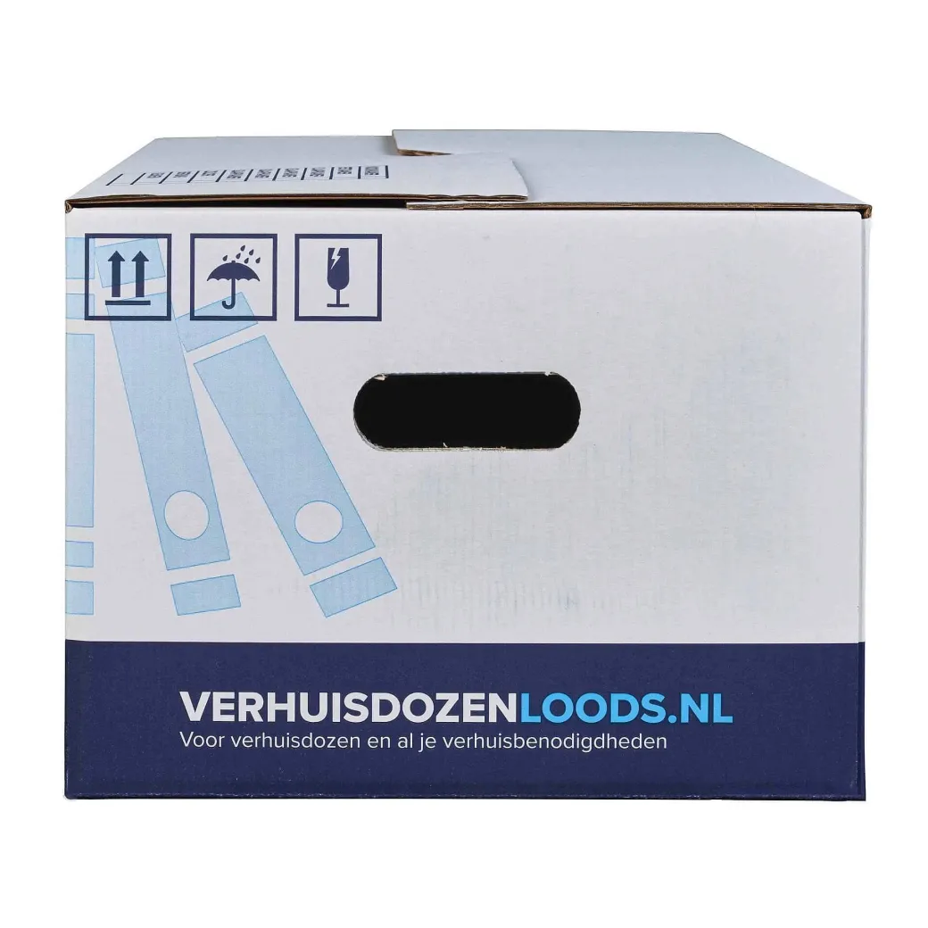 Verhuisservice+ Boekendozen - Zelfsluitend – Extra Sterk - 37L - 10 Stuks|Brico Best