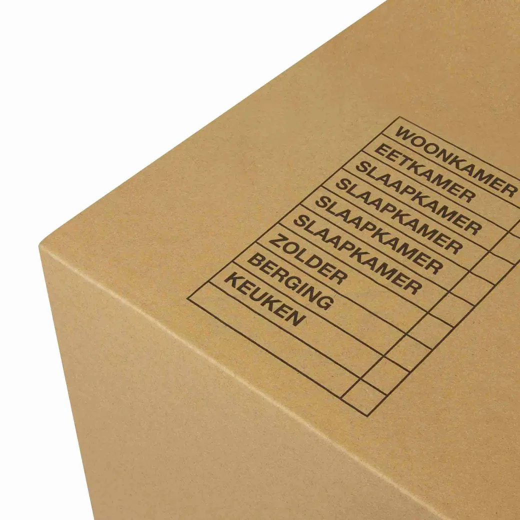 Verhuisservice+ Verhuisdozen - Extra Sterk Karton - 55L - 60 Stuks|Brico