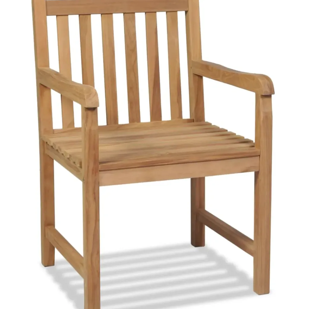 Brico Tuinstoelen-Vidaxl Tuinstoelen 2 St Massief Teakhout