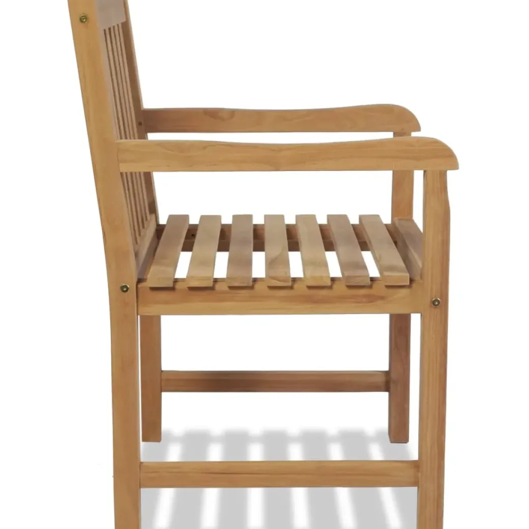Brico Tuinstoelen-Vidaxl Tuinstoelen 2 St Massief Teakhout