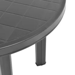 Brico Tuintafels-Vidaxl Tuintafel 89 Cm Kunststof Antraciet