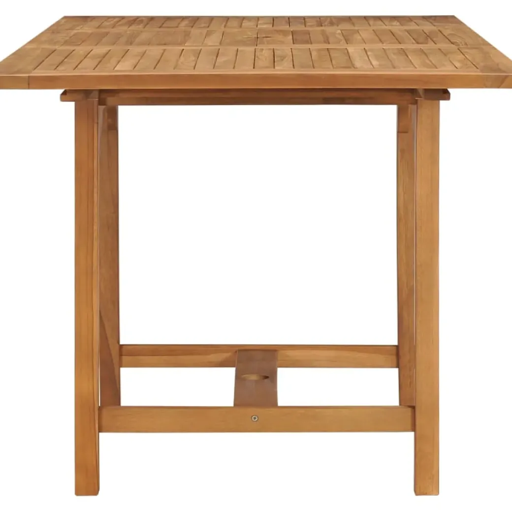 Brico Tuintafels-Vidaxl Tuintafel Verlengbaar (110-160)X80X75 Cm Massief Teakhout