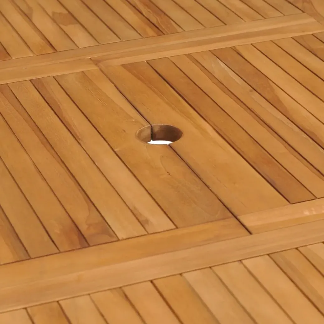 Brico Tuintafels-Vidaxl Tuintafel Verlengbaar (110-160)X80X75 Cm Massief Teakhout