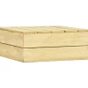 Brico Tuintafels-Vidaxl Tuintafel 75X75X31 Cm Geimpregneerd Grenenhout