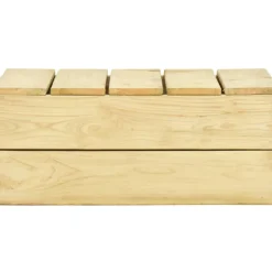 Brico Tuintafels-Vidaxl Tuintafel 75X75X31 Cm Geimpregneerd Grenenhout