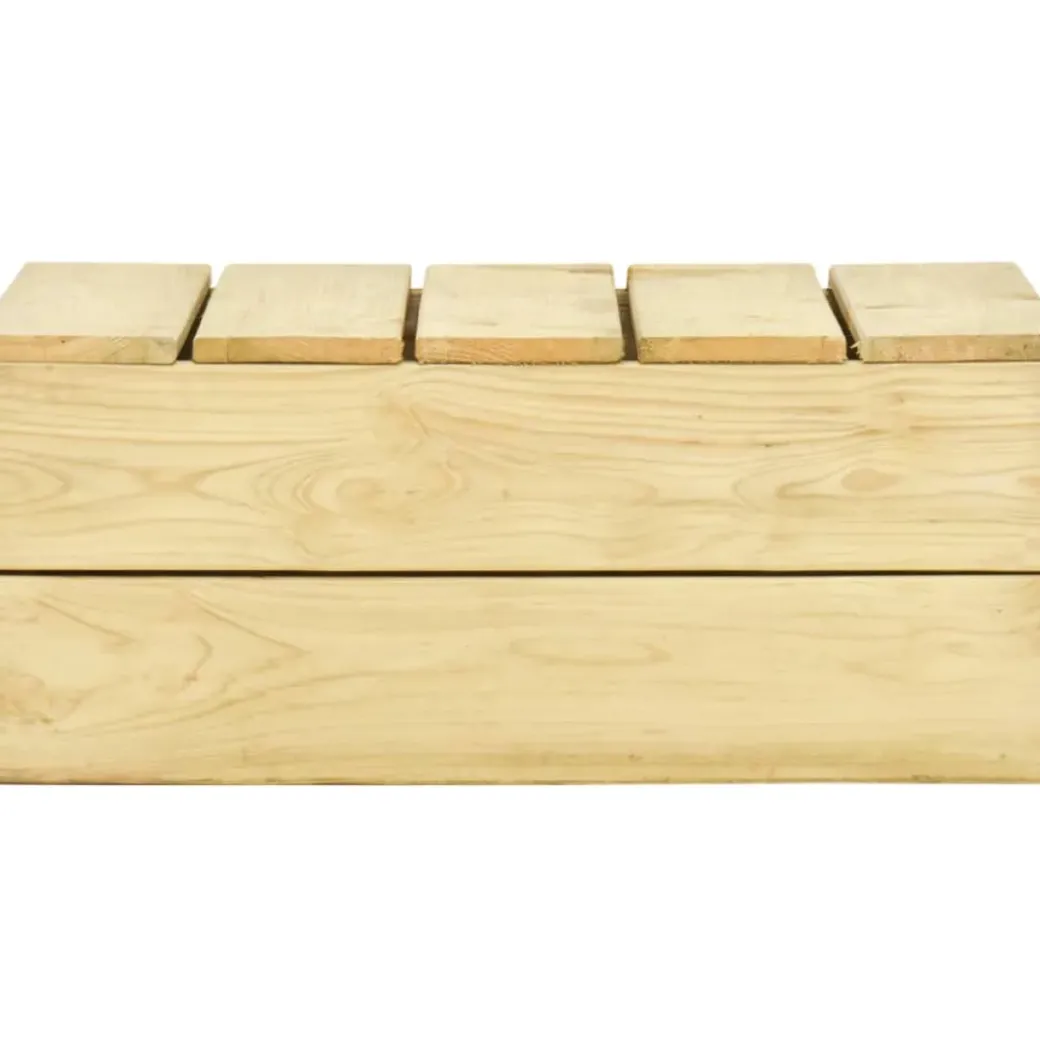 Brico Tuintafels-Vidaxl Tuintafel 75X75X31 Cm Geimpregneerd Grenenhout