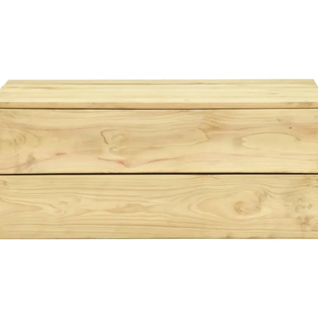 Brico Tuintafels-Vidaxl Tuintafel 75X75X31 Cm Geimpregneerd Grenenhout