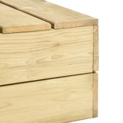 Brico Tuintafels-Vidaxl Tuintafel 75X75X31 Cm Geimpregneerd Grenenhout